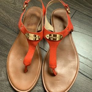 Michael Kors leather sandals